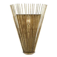 Alexa Hampton 15.13-Inch Tall Helios Antique Gild Sconce by Visual Comfort Studio