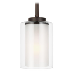 Elmwood Park Bronze Mini Pendant by Generation Lighting
