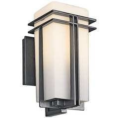 Tremillo 11.75-Inch Outdoor Hanging Light in Black by Kichler Lighting
