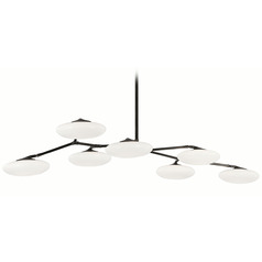 Champalimaud Brindille Linear Chandelier in Gun Metal by VC Signature