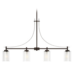 Elmwood Park 40-Inch Bronze Island Light by Generation Lighting