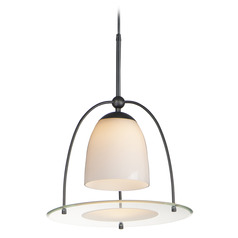 Et2 Focal Point Black LED Pendant Light with Bowl / Dome Shade