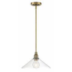 Charis Pendant in Antique Brass & Bronze
