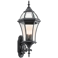 Townhouse 31-Inch Outdoor Wall Light in Black by Kichler Lighting