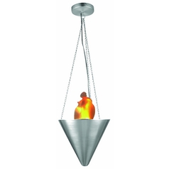 Pendant in Polished Steel by Lite Source Lighting