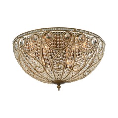 Elk Lighting Elizabethan Dark Bronze Flushmount Light