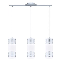 Bayman Chrome Multi-Light Pendant by Eglo Lighting