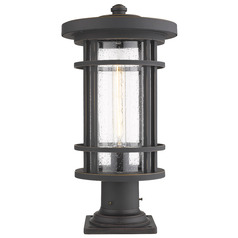 Jordan Oil Rubbed Bronze Post Light by Z-Lite