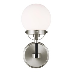 Cafe Brushed Nickel & Midnight Black Sconceby Visual Comfort Studio