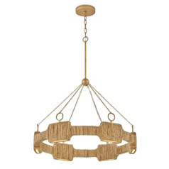 Raffi 30-Inch LED Chandelier in Burnished Gold by Hinkley Lighting