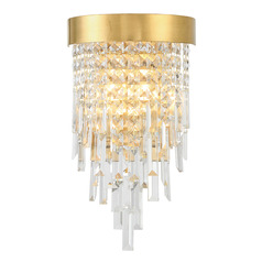 Crystorama Lighting Winfield Antique Gold Sconce