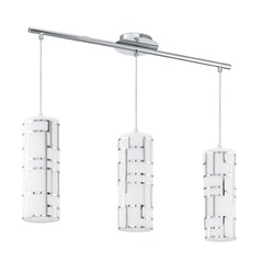 Bayman Chrome Multi-Light Pendant by Eglo Lighting