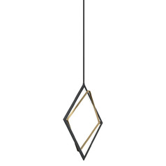 Darski LED Pendant in Matte Black by Kichler Lighting