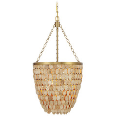 Savoy House Lighting Catalan Warm Brass Pendant Light
