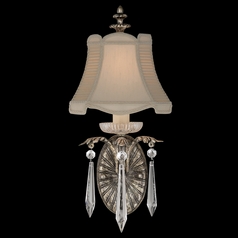Fine Art Lamps Winter Palace Antiqued Silver Sconce