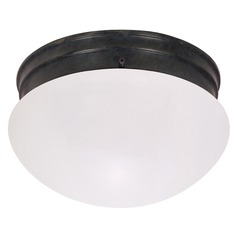 10-Inch Mushroom Ceiling Light Mahogany Bronze by Nuvo Lighting
