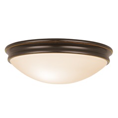 Atom Oil Rubbed Bronze LED Flush Mount by Access Lighting