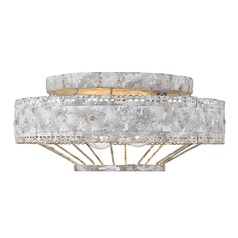 Ferris Oyster Flush Mount by Golden Lighting