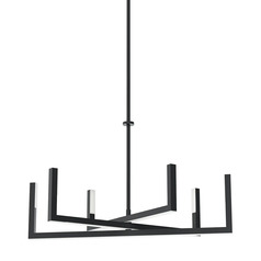 Priam 28-Inch LED Chandelier in Matte Black by Kichler Lighting
