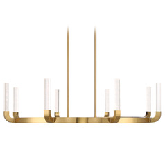 Savoy House Lighting Breegan Jane Del Mar Warm Brass LED Chandelier