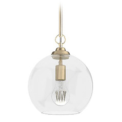 Hunter Fan Company High Oaks Alturas Gold Mini-Pendant Light with Globe Shade