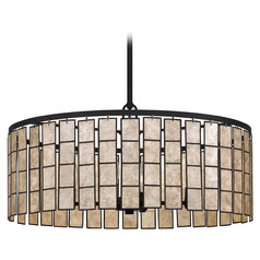 Seigler 22-Inch Pendant in Matte Black by Quoizel Lighting