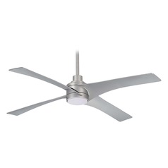 Swept 56-Inch LED Ceiling Fan in Silver by Minka Aire