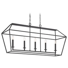 Aviary Palladian Bronze 5-Light Chandelier by Quoizel Lighting