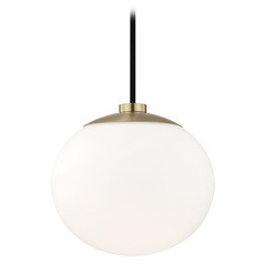 Estee Mini Pendant in Brass by Mitzi by Hudson Valley
