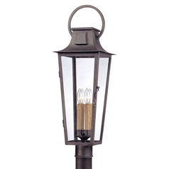 French Quarter 30-Inch Outdoor Post Light in Aged Pewter by Troy Lighting