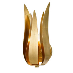 Broche Wall Sconce in Antique Gold by Crystorama Lighting