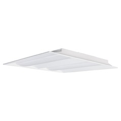 2X2 Double-Basket LED Troffer with Selectable CCT 0-10V Dimmable 120-277V by Satco Lighting
