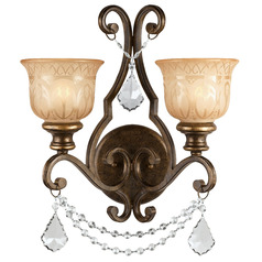 Crystorama Lighting Norwalk Bronze Umber Sconce