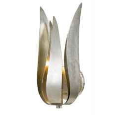 Broche Wall Sconce in Antique Silver by Crystorama Lighting