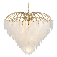 Savoy House Lighting Breegan Jane Boa Warm Brass Chandelier