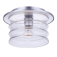 Canon Satin Aluminum Close-to-Ceiling Light by Craftmade Lighting