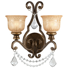 Crystorama Lighting Norwalk Bronze Umber Sconce