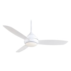 Concept I 58-Inch LED Fan in White  Light Cap by Minka Aire