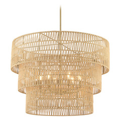 Bungalow Heaven Soft Brass Pendant by Minka Lavery