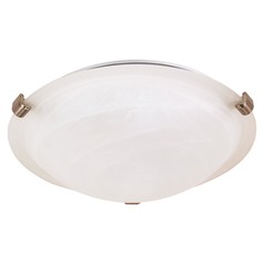 16-Inch Brushed Nickel Flush Mount by Nuvo Lighting