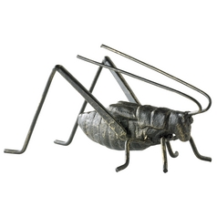 Cricket Raw Steel Sculpture by Cyan Design