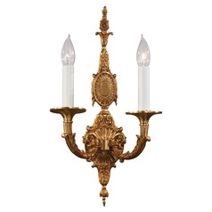 French Gold Sconce by Metropolitan Lighting