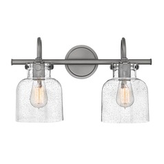Congress 19-Inch Vanity Light in Antique Nickel by Hinkley Lighting