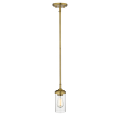 Calliope Foundry Brass Mini Pendant by Z-Lite