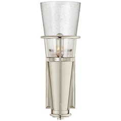 Thomas OBrien Robinson Sconce in Polished Nickel by Visual Comfort Signature