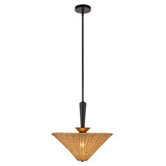 Alora Lighting Bridgette Matte Black Pendant Light with Conical Shade