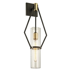Raef Textured Bronze Brushed Brass Sconce by Troy Lighting