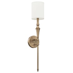 Amelia 27-Inch High Wall Sconce in Aged Brass by Capital Lighting