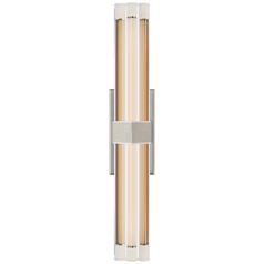 Lauren Rottet Fascio 24-Inch Sconce in Nickel by Visual Comfort Signature