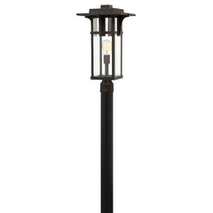 Manhattan 21.50-Inch Oil Rubbed Bronze Post Light by Hinkley Lighting